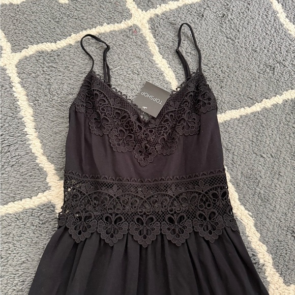 Topshop NWT Black Lace Dress - Picture 3 of 5